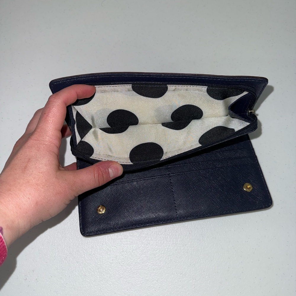 Kate Spade Navy Blue Wallet - Picture 5 of 5